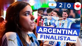 Thumbnail for ARGENTINA VS CANADÁ | REACCIÓN de HINCHA URUGUAYA rodeada de ARGENTINOS *Copa América 2024*