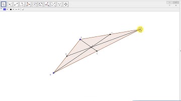 Construction of centroid of a triangle