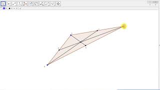 Construction of centroid of a triangle