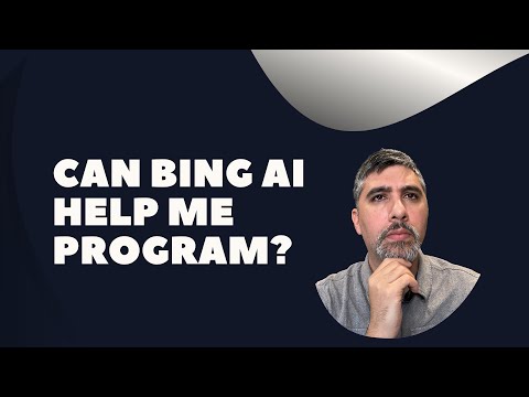 Can Bing AI Help me program? #AI #development #learning