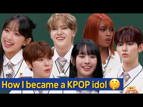 [Knowing Bros] Why I became a K-pop idol🙄 Dita, Natty, Zhang hao, Seok Matthew, Fatou, Eddie's Story