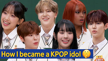 [Knowing Bros] Why I became a K-pop idol🙄 Dita, Natty, Zhang hao, Seok Matthew, Fatou, Eddie
