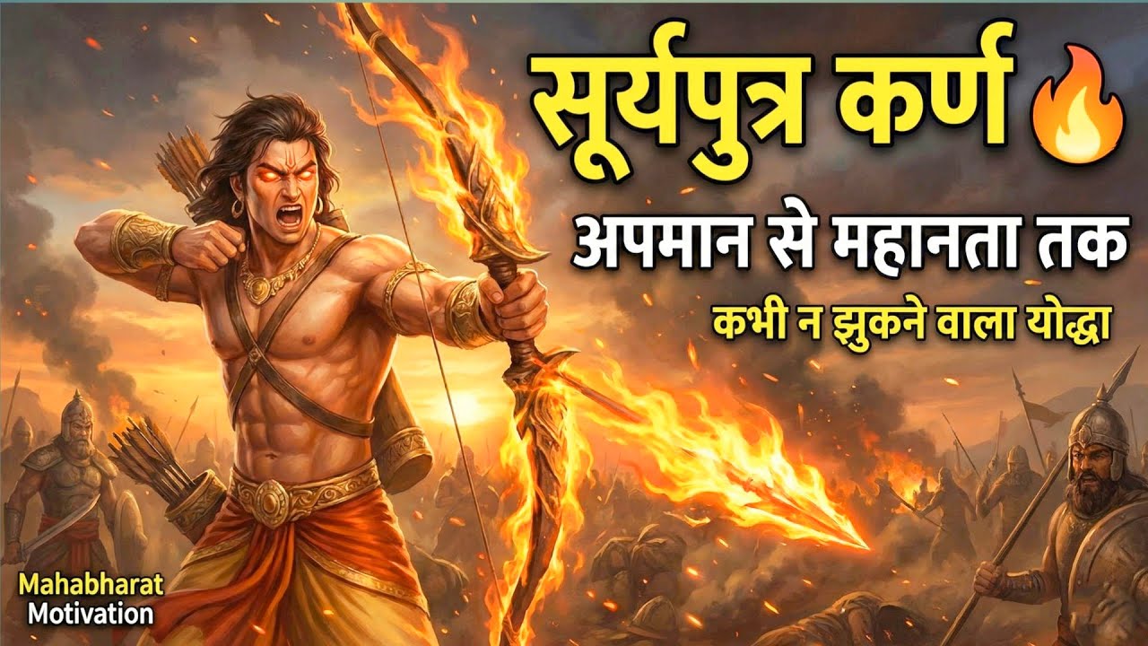 सूर्यपुत्र कर्ण 🔥 | अपमान से महानता तक | कभी न झुकने वाला योद्धा | Mahabharat Motivation