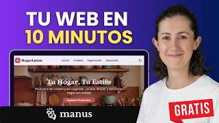 Crea tu Web en 10 Minutos con Manus IA - Tutorial Completo