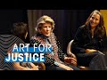 (Audio Described) Art for Justice, ft. founders Agnes Gund &amp; Catherine Gund with Maria Hinojosa