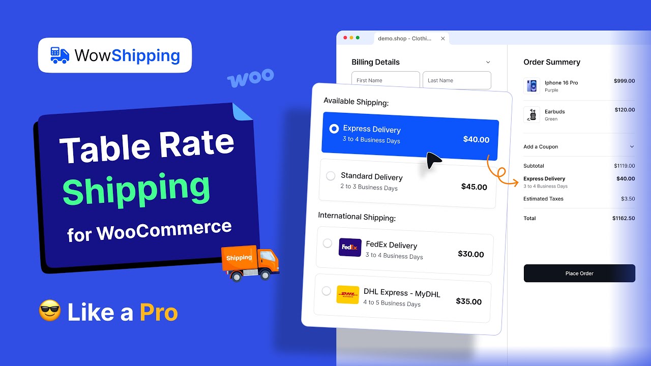 WowShipping - Flexible and Table Rate Shipping for WooCommerce - YouTube