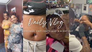 VLOG #1: Bestie Visits+Getting Piercings+Chit Chats, and A Night Out💕