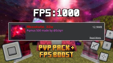 The Best PvP Texture Pack MCPE 1.21+ (NO LAG + FPS BOOST)