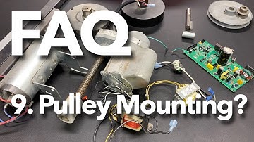 Treadmill conversion FAQ 9. How do you mount a different pulley?