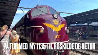 DSBs 175 års jubilæum - Tur med MY 1135 til Roskilde og retur.