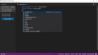How to create a database using an SQL script - Part 2