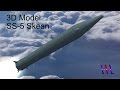 3d model russian ss5 skean missile