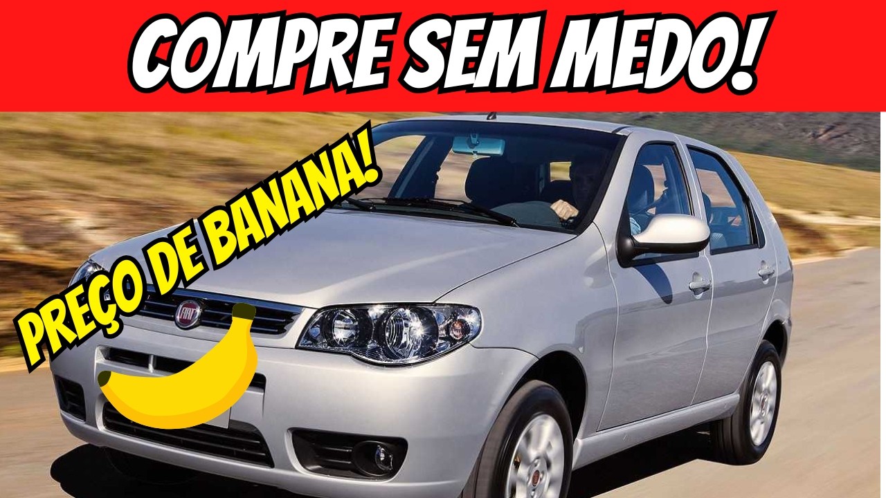 5 CARROS BARATOS QUE QUALQUER ASSALARIADO CONSEGUE COMPRAR HOJE!