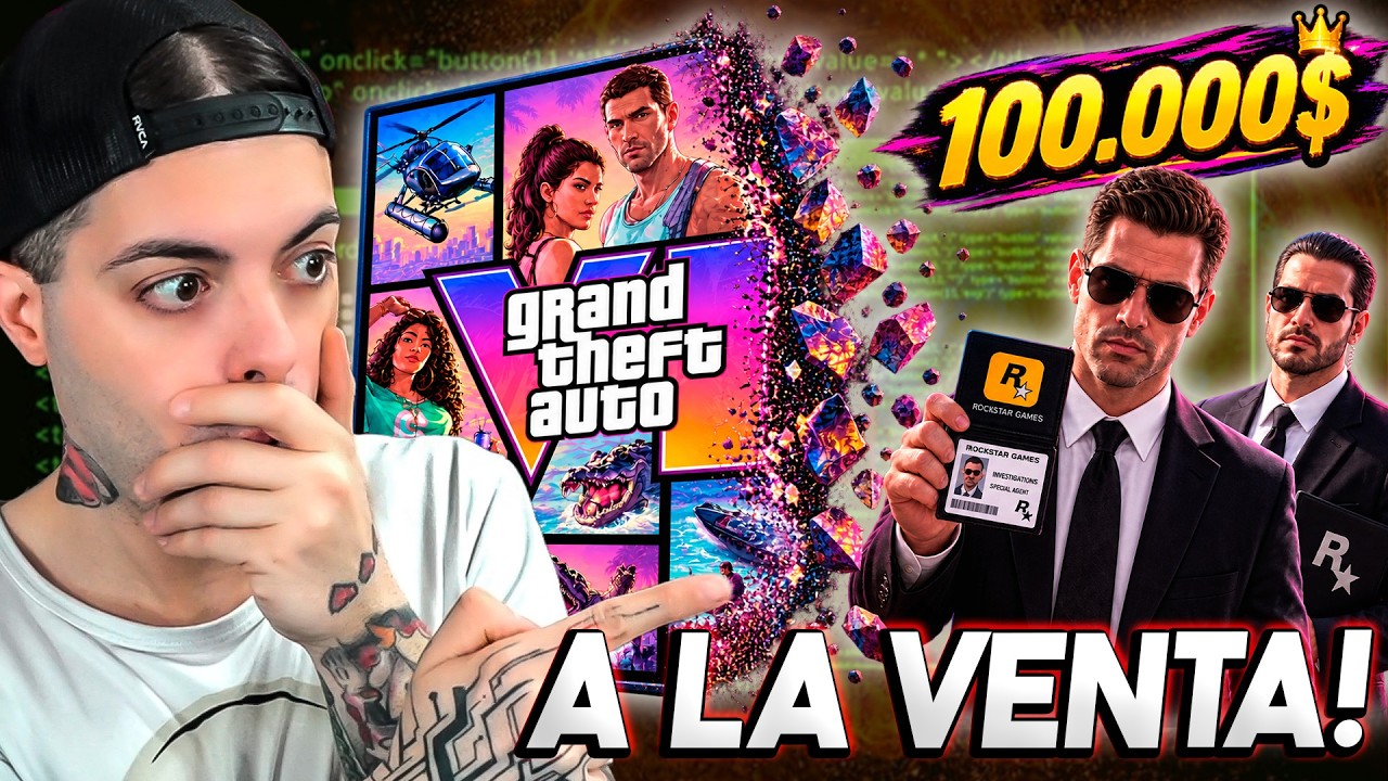 🚨 GTA 6: el HACKER ya VENDE el JUEGO por 100.000$ y ROCKSTAR visita a un FILTRADOR!