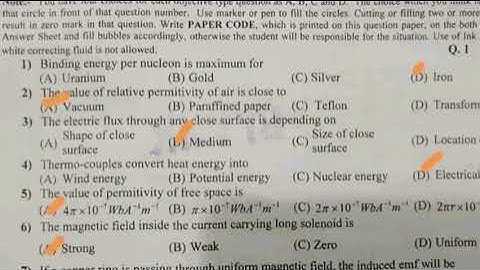 Solved mcqs 12th class physics sargodha board (group 2) 2023