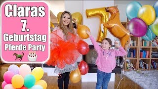 Claras 7. Geburtstag 🎂 Pferde Geburtstags Party | Torte machen & dekorieren | Mamiseelen