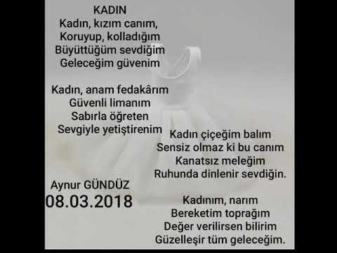 KADIN  (Şiir-Aynur Gündüz)