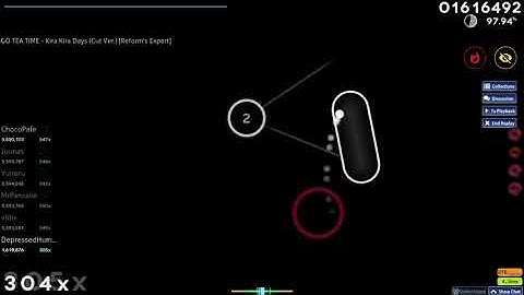 how to choke your first 200pp play in osu!