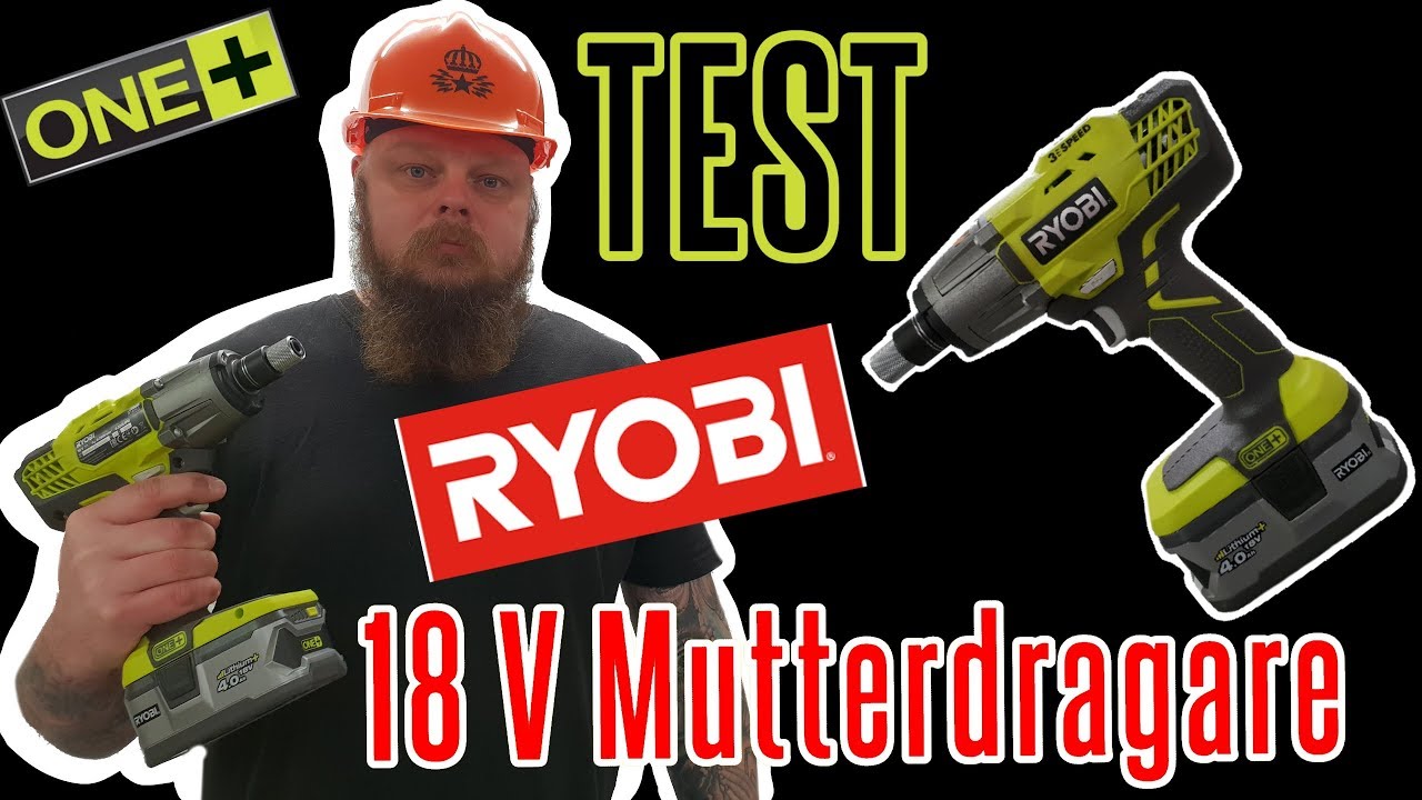 Testar Ryobi minikompressor R18PI-0 - YouTube