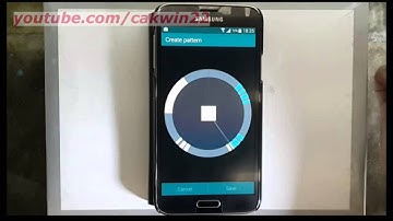 Samsung Galaxy S5 : How to create Vibrations Pattern (Android Phone)