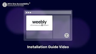 How to enable ADA, WCAG 2.1, Section 508 accessibility on the Weebly website