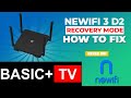 How to fix Newifi 3 D2 Recovery Mode