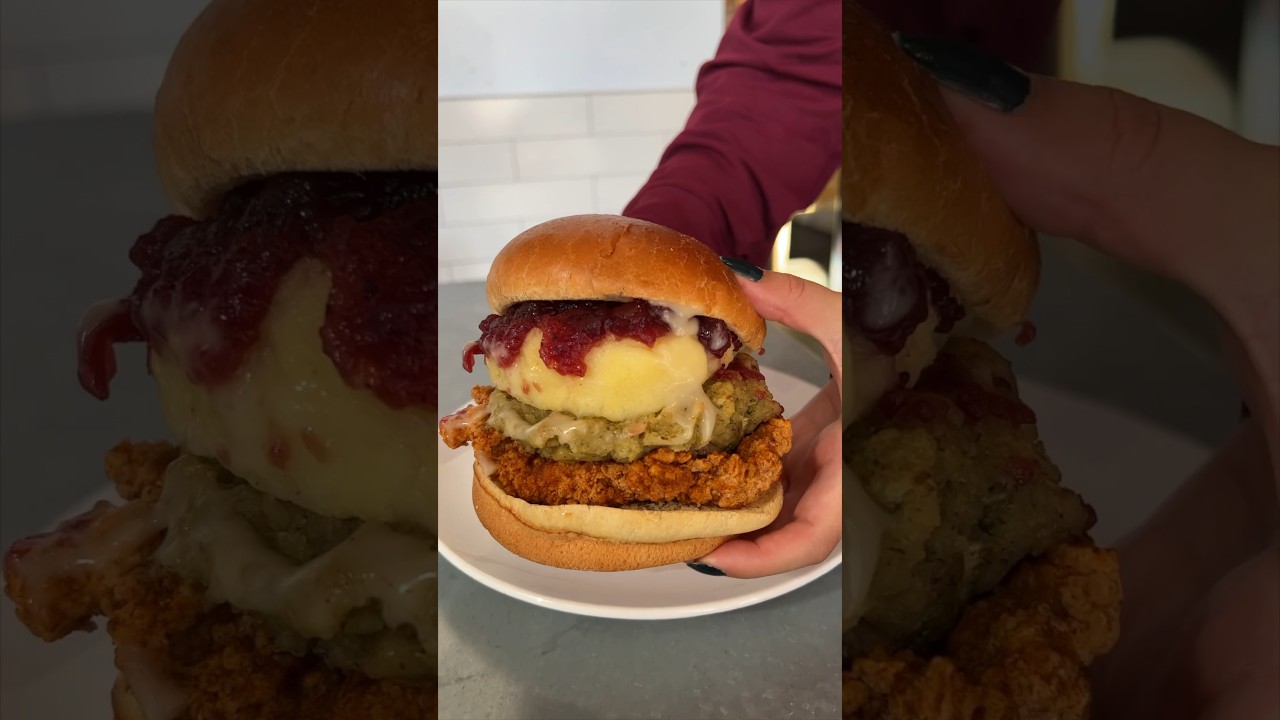 THE NOVEMBER “GOBBLER” FRIED CHICKEN SANDWICH from Blue Ribbon Fried Chicken in NYC! 🍗 #DEVOURPOWER