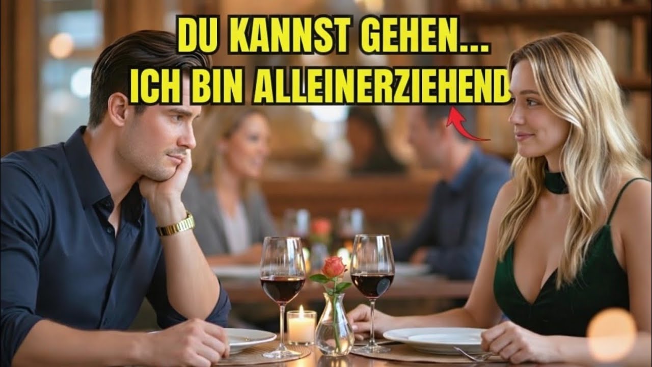Du kannst jetzt gehen…“ – Was diese alleinerziehende Mutter beim ersten Date sagte, brach sein Herz