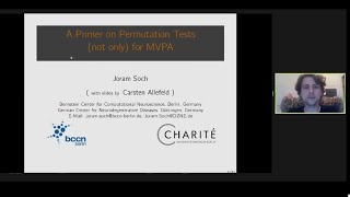 OHBM 2020 – Educational Course Talk: A Primer on Permutation Tests (not only) for MVPA
