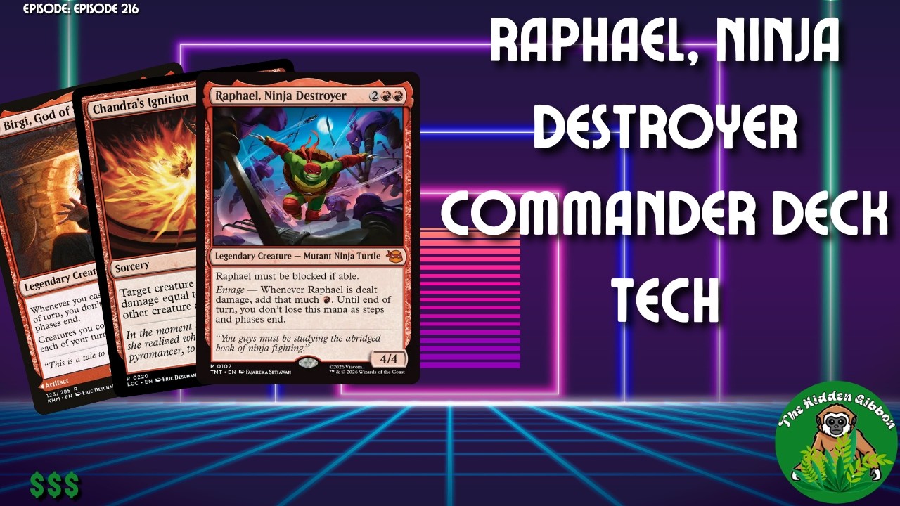 Raphael, Ninja Destroyer | Combo, Mana, Combat | MTG Commander Deck Tech | Episode 216