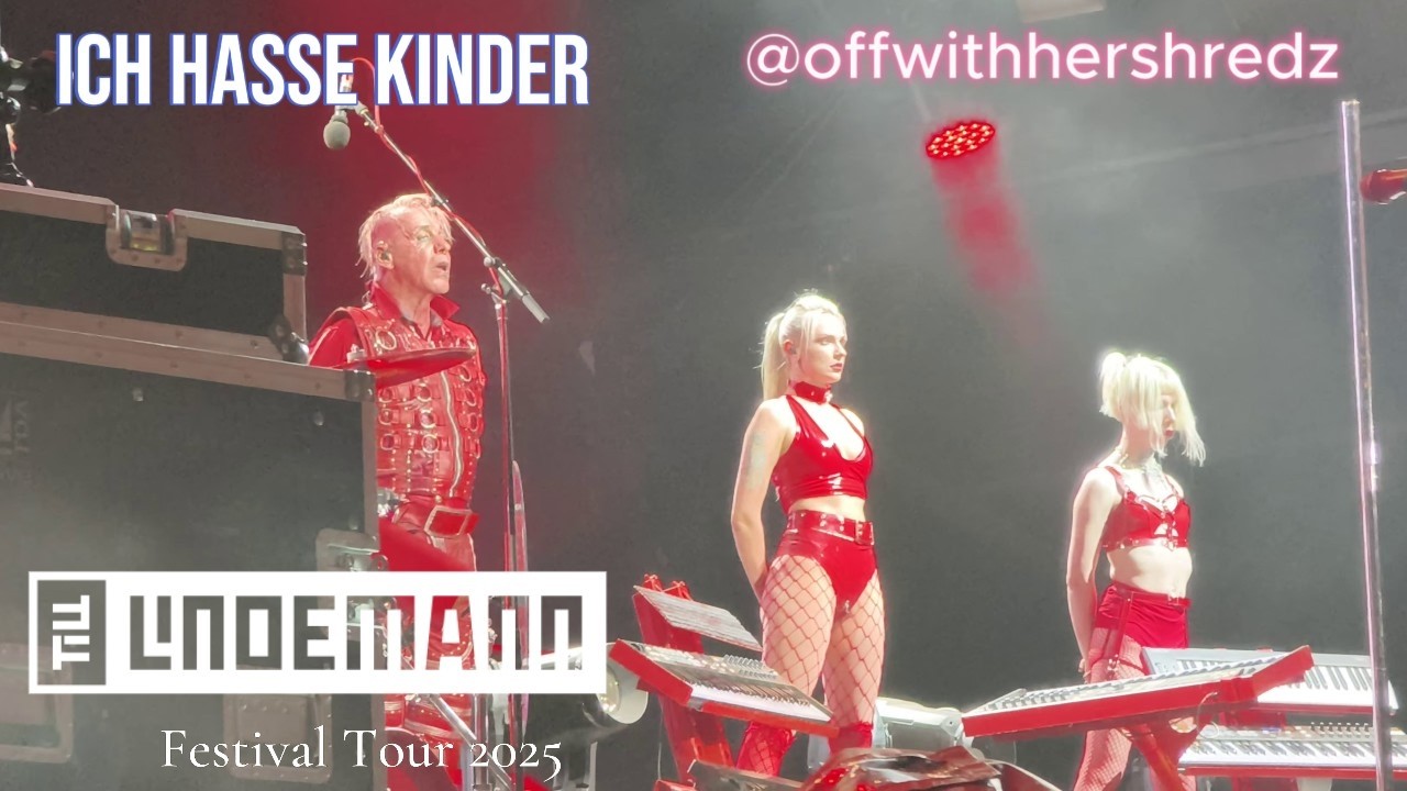 Ich Hasse Kinder - Constance Antoinette, last time playing for Till Lindemann-2025 festivals tour 🥺