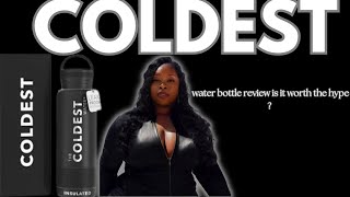 THE COLDEST WATER BOTTLE REVIEW!  Unboxing  What’s All The HYPE? #collaboration