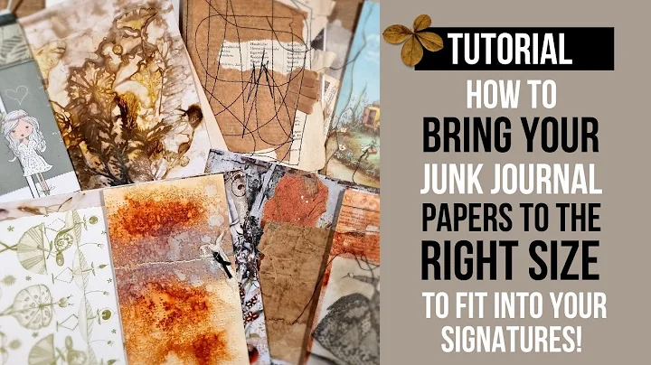 ideas on how to bring your junk journal papers to ...