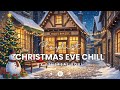 Christmas Evening Chill ☕❄️ | Cozy Winter Lo-Fi at a Snowy Café Street