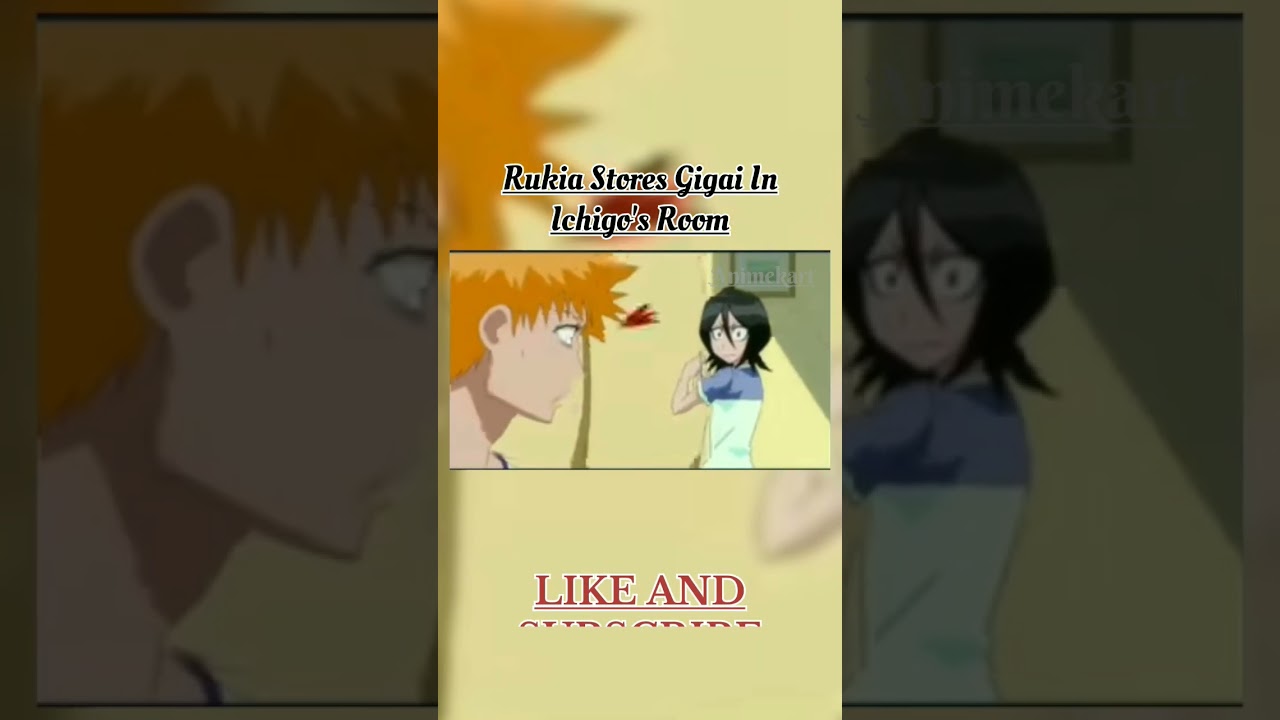 Rukia stores gigai in ichigo's room 