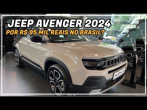 NOVO SUV COMPACTO JEEP AVENGER SERA MELHOR QUE NOVO YARIS CROSS 2024 PELO MESMO PREÇO?