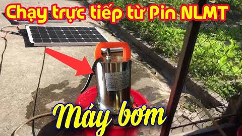 ❤ Máy Bơm Nước 12v DC 👉 Chạy Trực Tiếp Từ Pin Năng Lượng Mặt Trời - Shop Solar