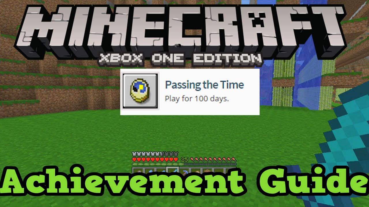 Minecraft Xbox One "Passing The Time" Achievement Guide / tutorial - YouTube