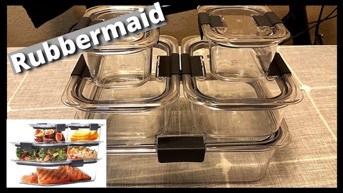 Rubbermaid Brilliance 36-piece Leak-Proof Food Storage Set