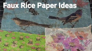 How to Make Faux Rice Paper · Just That Perfect Piece