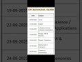 12th Standard | Quarterly Exam 2025 | Timetable | September | pdf #quarterly