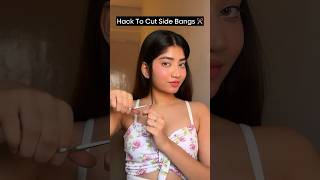 Correct way of cutting EAR Side Bangs