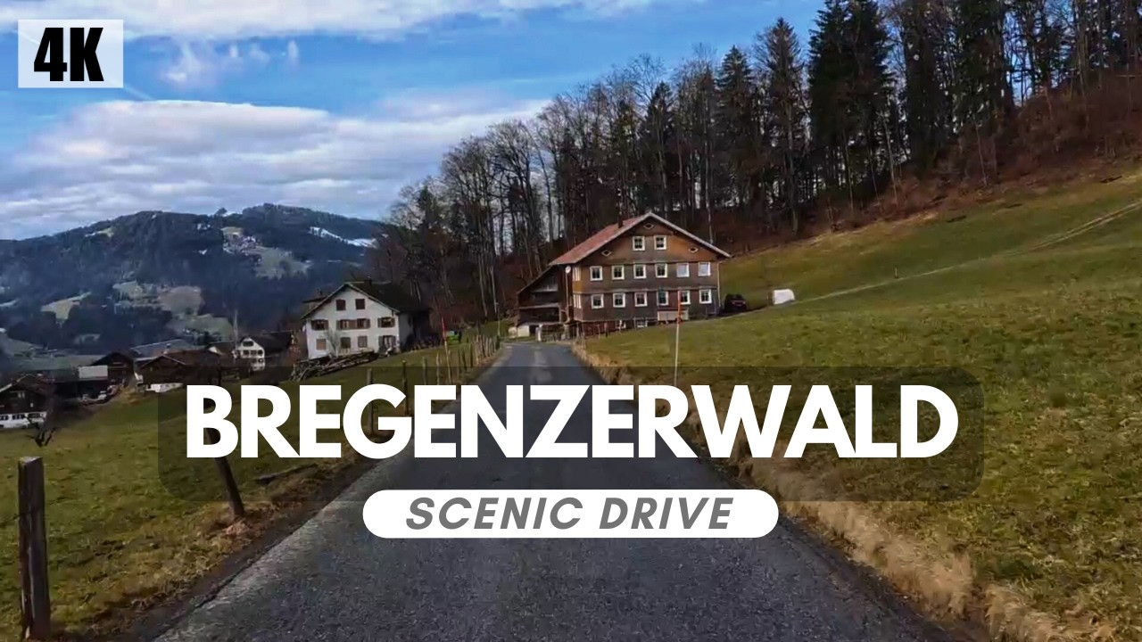Bregenzerwald: Schetteregg - Alberschwende | Vorarlberg | Austria | Scenic Drive | 4K