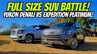 2022 Yukon Denali XL VS Our 2019 Platinum Expedition!! Can our Ford Compete?