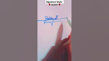 Creative Signature Style | B Letter Signature Style #shortvideo #shorts #style #signature #design