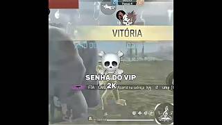 NOVA SALA COM VIP GRÁTIS 🔥☠️ senha vip 2k #freefire #viral #salavip
