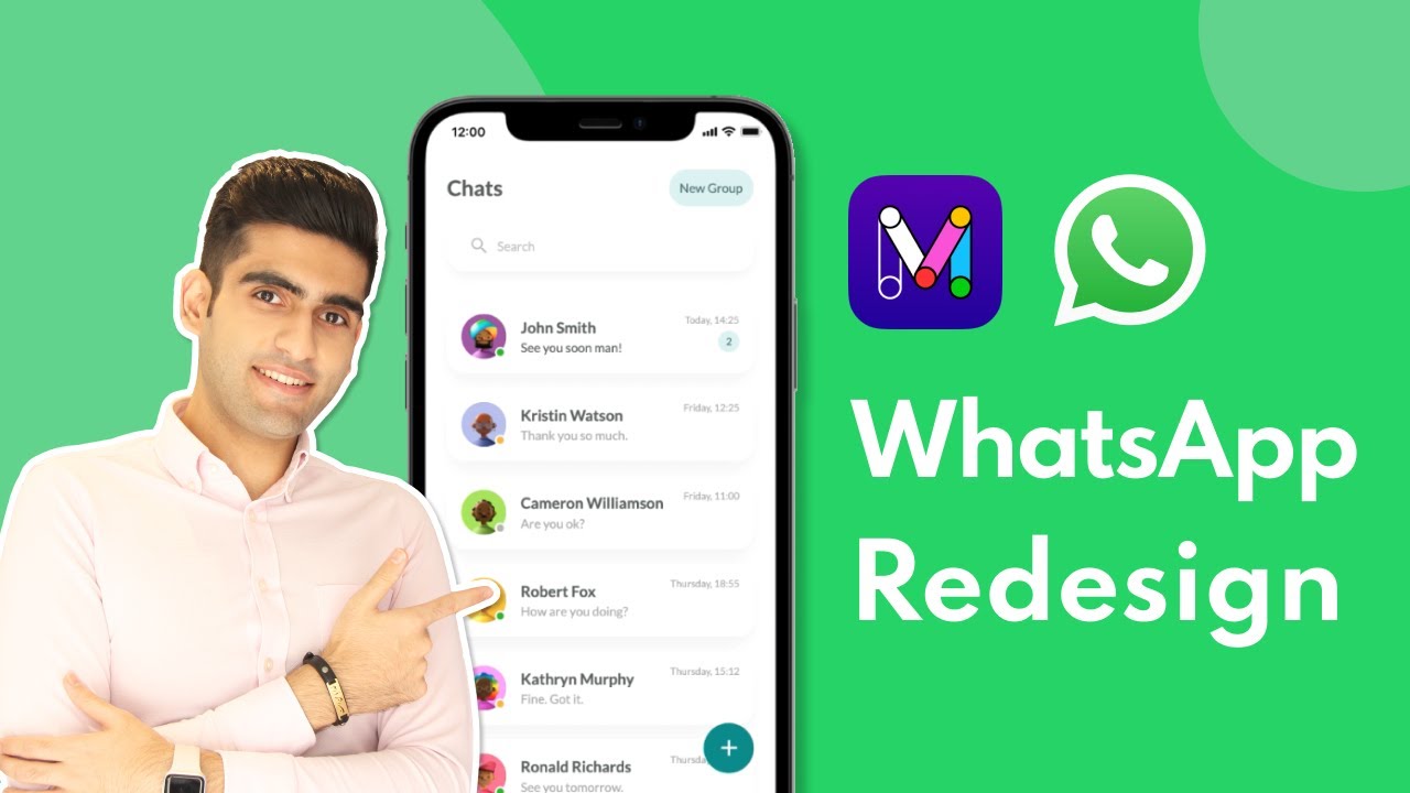 WhatsApp Redesign UI/UX | Mockitt Redesign Tutorial