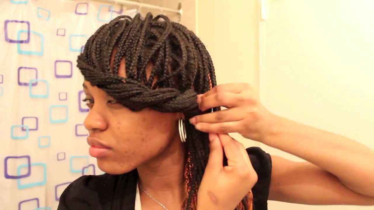 10 Ways To Style Box Braids Youtube Single Braids Single Braids Styles Braid Styles [ 720 x 1280 Pixel ]