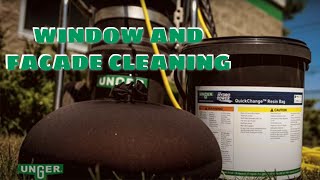 Window and facade cleaning with UNGER HydroPower DI