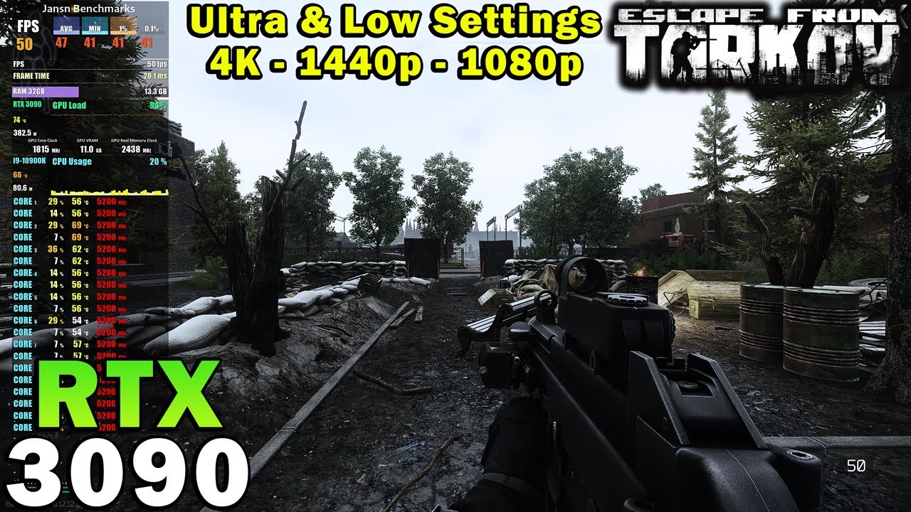 タルコフ（Escape from Tarkov）の推奨スペック/ゲーミングPC/グラボ